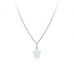 COLLANA ANGELO IN ORO BIANCO